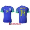 Virallinen Fanipaita Brasilia Eder Militao 14 Vieraspelipaita MM-Kisat 2022 - Miesten
